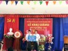 Khối thi đua các Trường chuyên nghiệp trao tặng 8 bộ máy vi tính cho Trường Trung Học Cơ Sở Quảng Hợp, huyện Quảng Trạch